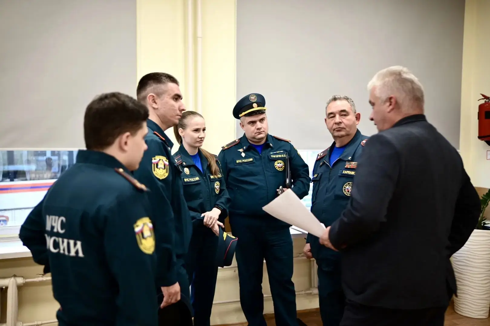 Делегация Академии государственной противопожарной службы МЧС России посетила нашу площ...