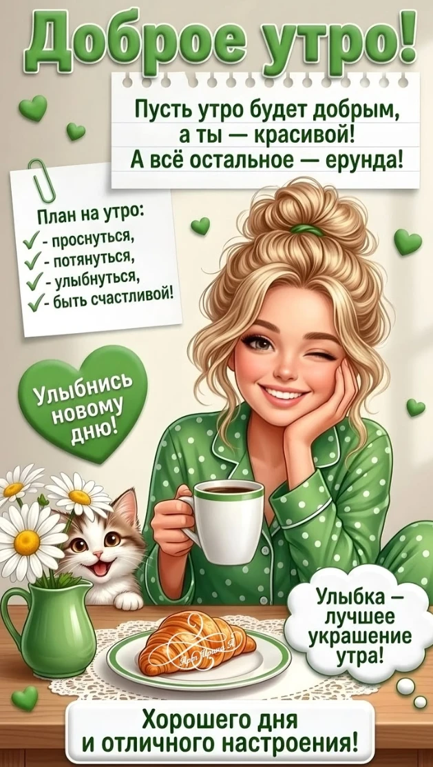 Доброе утро! ☀🤗😊