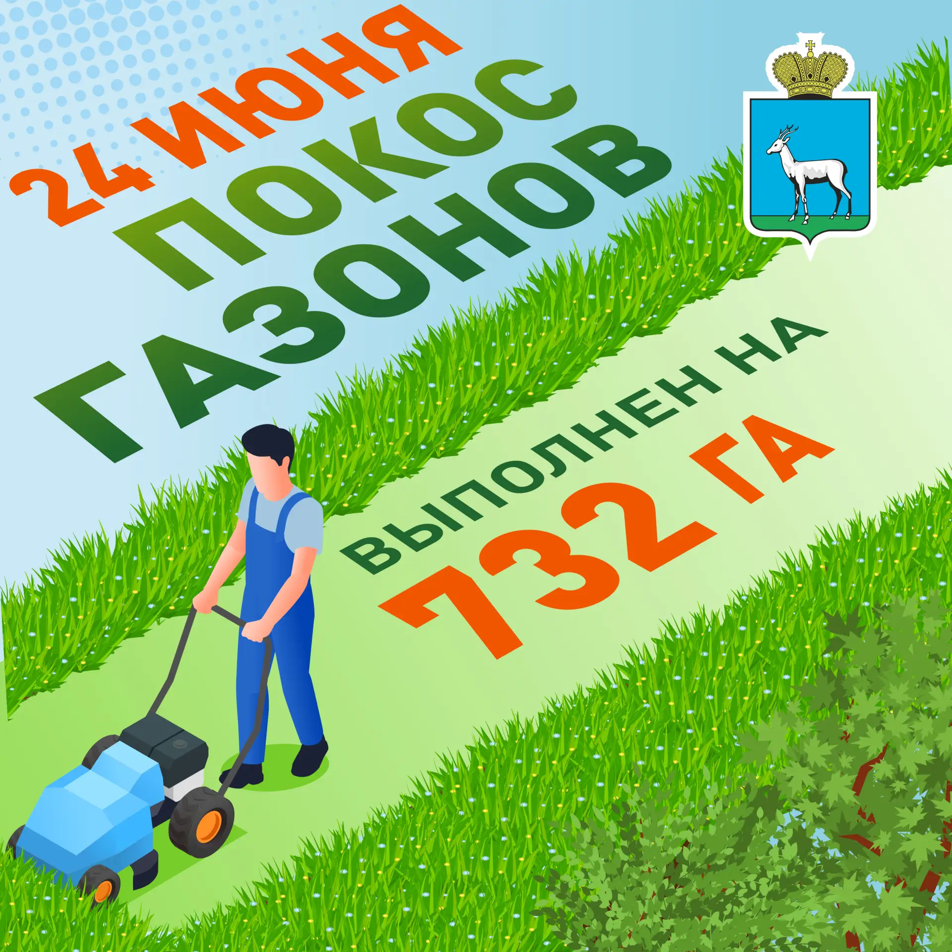 🌱 Покос газонов