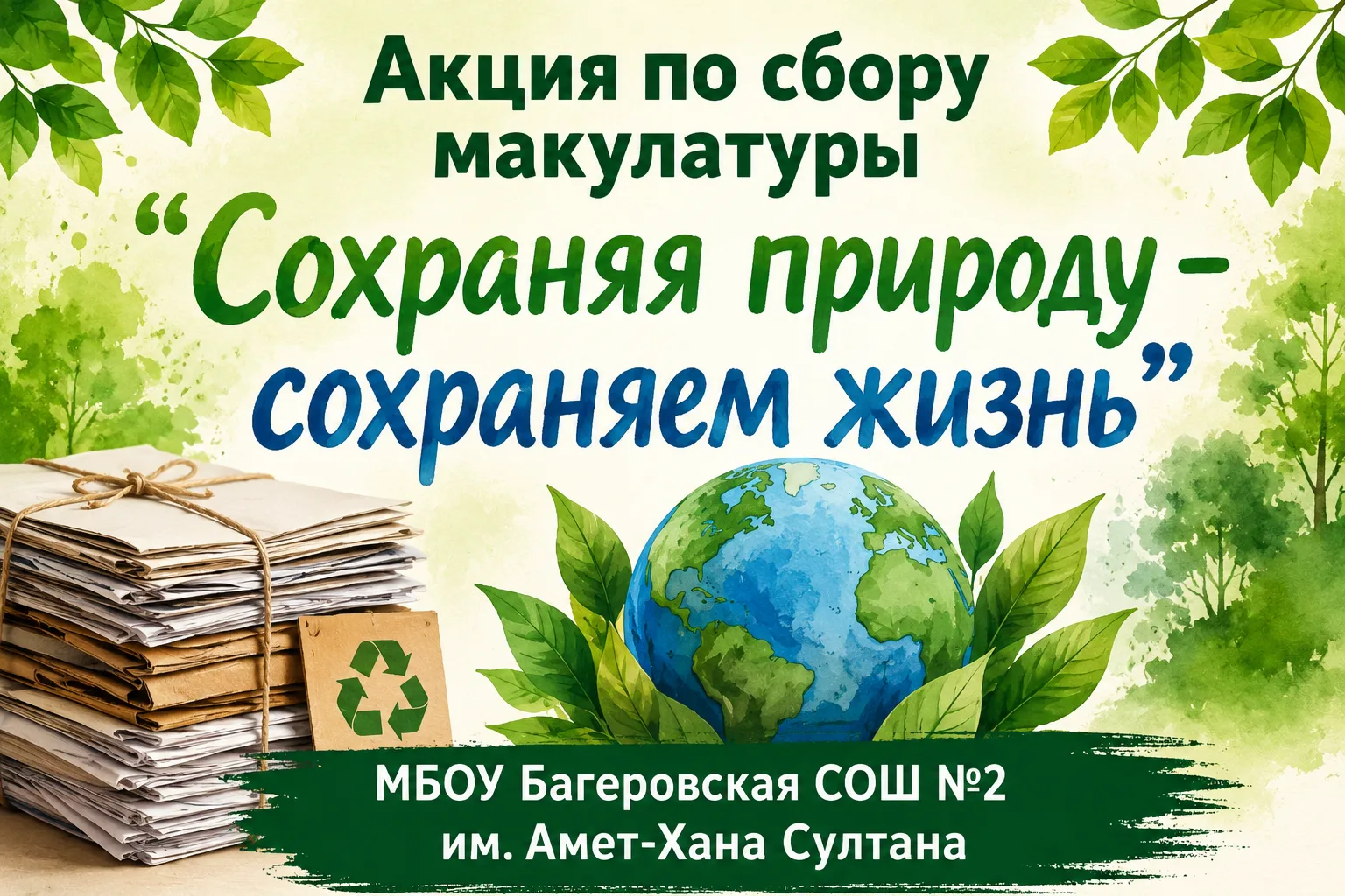❗️Внимание! Школа объявляет акцию по сбору макулатуры

Дорогие ученики, родители и педагоги!

📌Приг