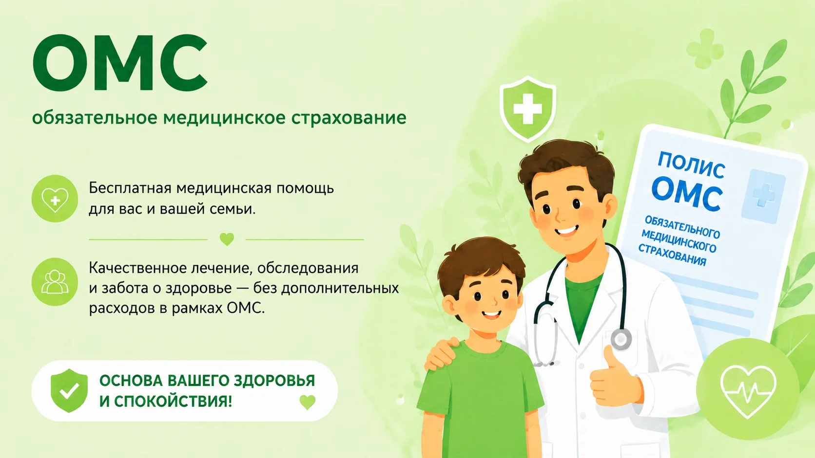 Какие виды медицинской помощи оказываются бесплатно?