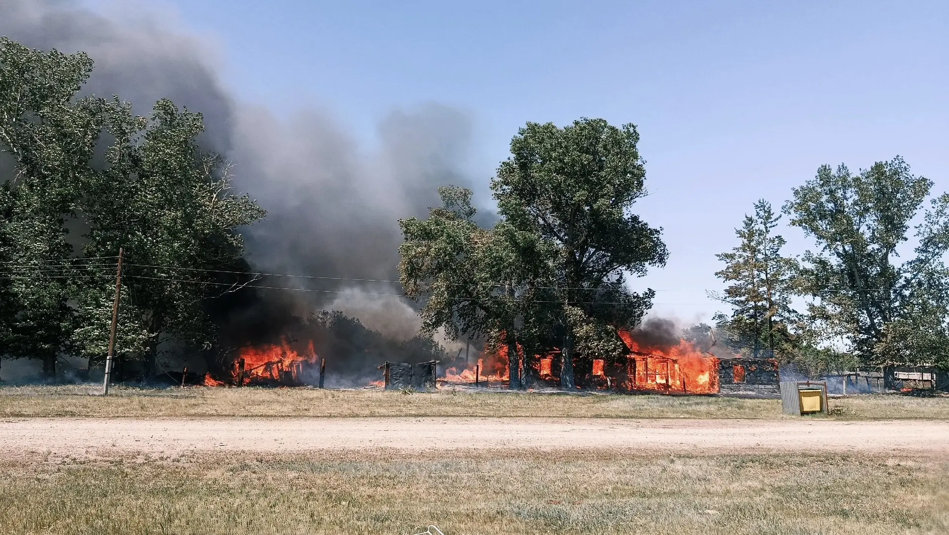 🔥 В селе Новенькое из‑за несоблюдения мер пожарной безопасности в пожароопасный период...