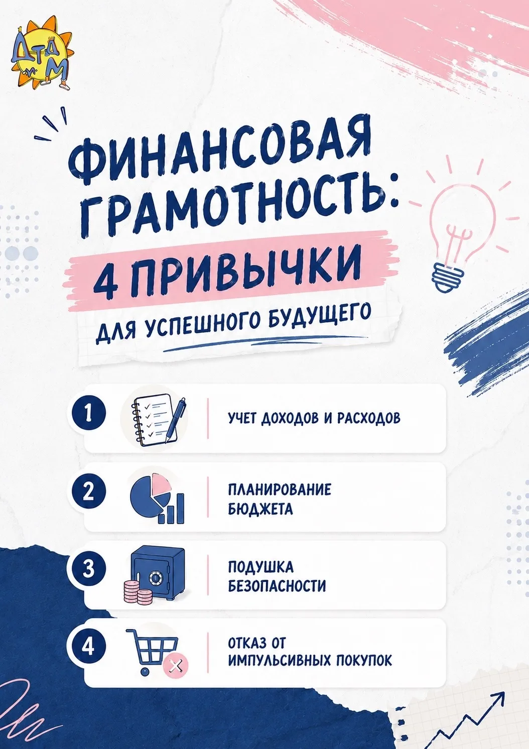 ФИНАНСОВАЯ ГРАМОТНОСТЬ: 4 ПРИВЫЧКИ ДЛЯ УСПЕШНОГО БУДУЩЕГО