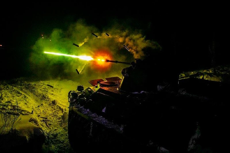 В Калининградской области ночью тренировались отражать атаку БПЛА.