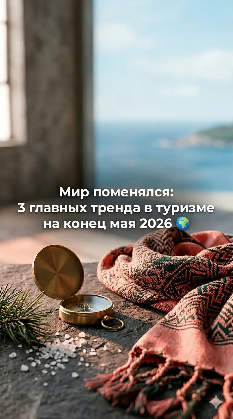 Май 2026 года войдет в историю туризма как месяц, когда карта наших путешествий окончат...