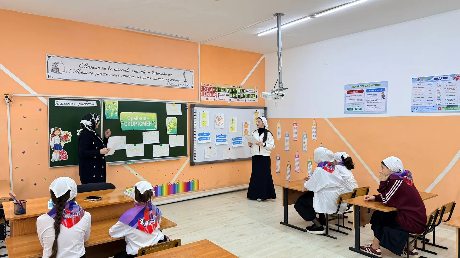 В нашей школе началось прохождение трека"Орленок спортсмен" в рамках проекта "Орлята России", которы