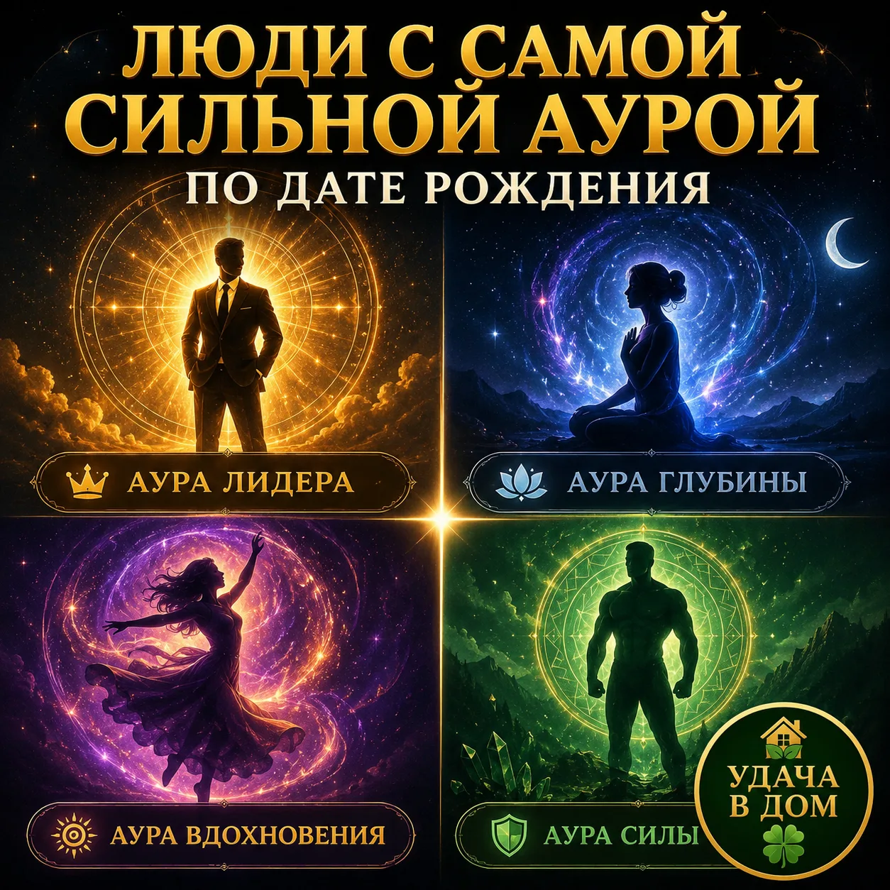 ЛЮДИ С САМОЙ СИЛЬНОЙ АУРОЙ ПО ДАТЕ РОЖДЕНИЯ ✨

Говорят, что дата рождения может отражать особенности