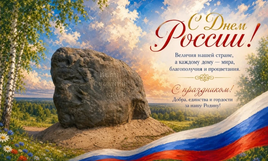 🇷🇺🇷🇺🇷🇺 С Днем России, дорогие односельчане и гости Сусанинского округа!
Пусть этот день принес