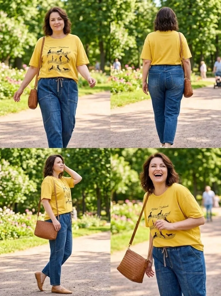 Футболка 50-56 590
Джинсы 50-50 1990