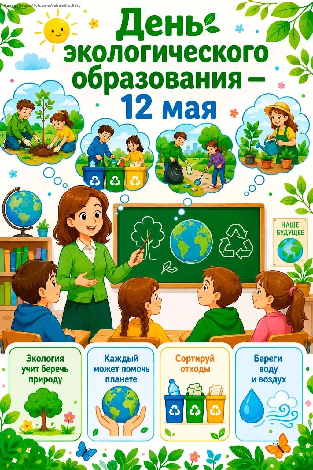 🌿 12 мая в нашем детском саду воспитанники средней группы №12 «Семицветик» отметили Де...