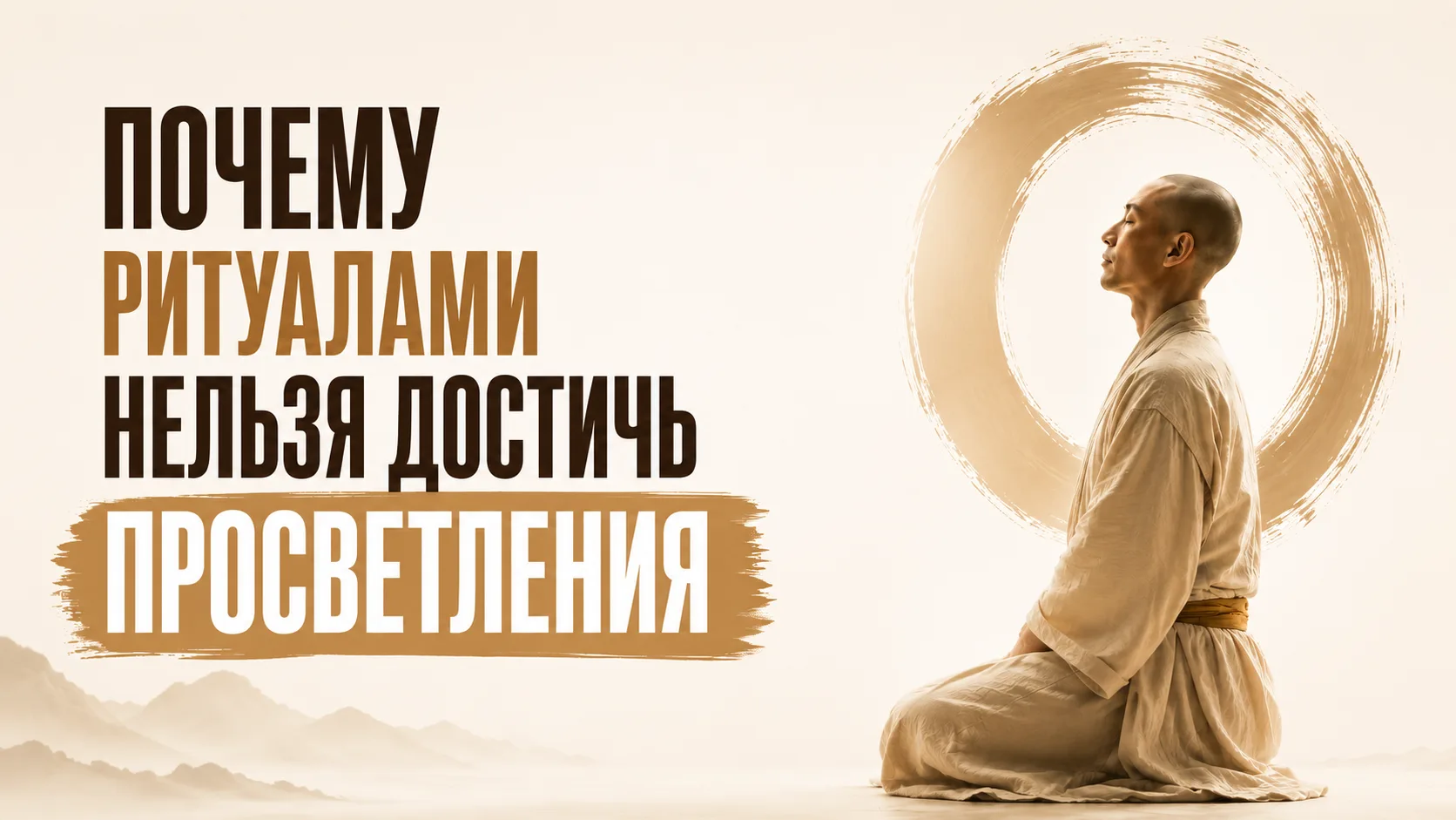 Почему ритуалами нельзя достичь Просветления

Ты можешь медитировать по пять часов в день.

Повторит