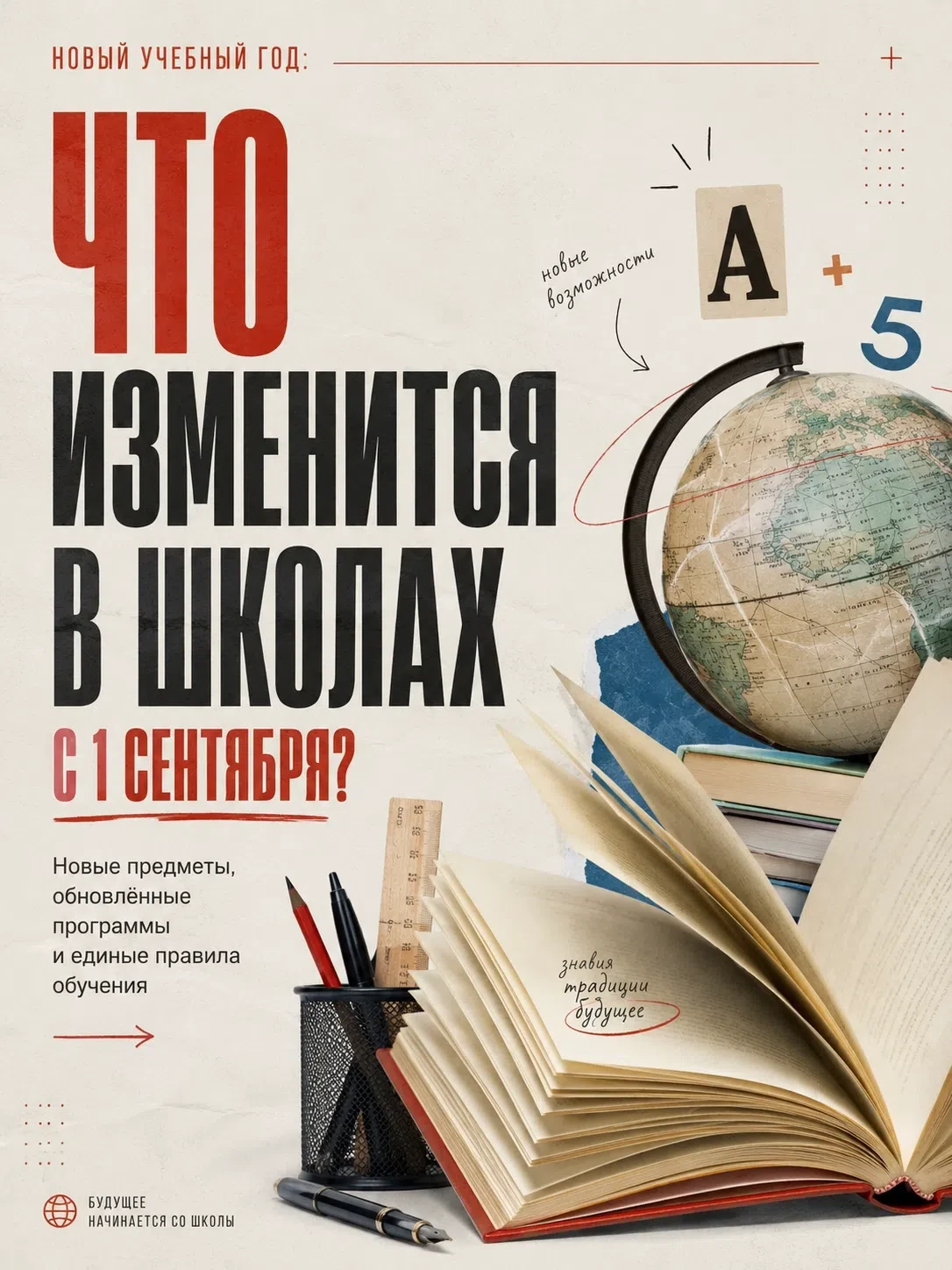 ❗С 1 сентября в российских школах вступают в силу изменения. Обновлены учебные программ...
