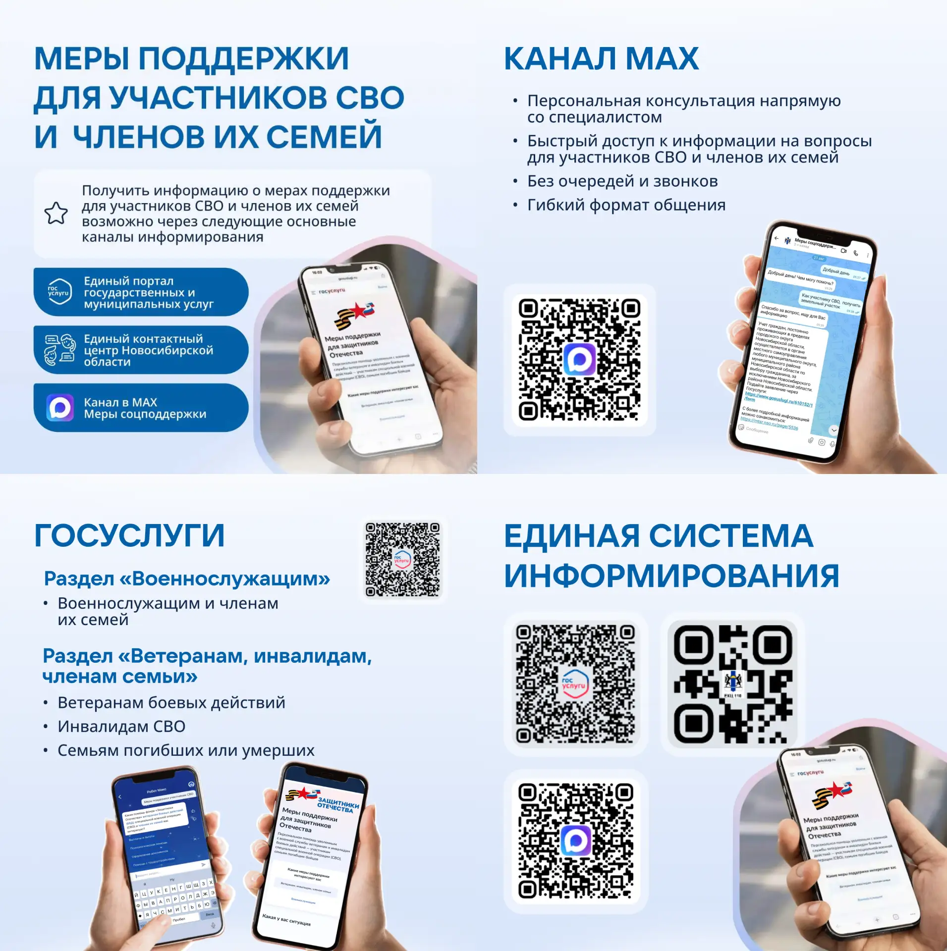 Меры поддержки для участников СВО и членов их семей