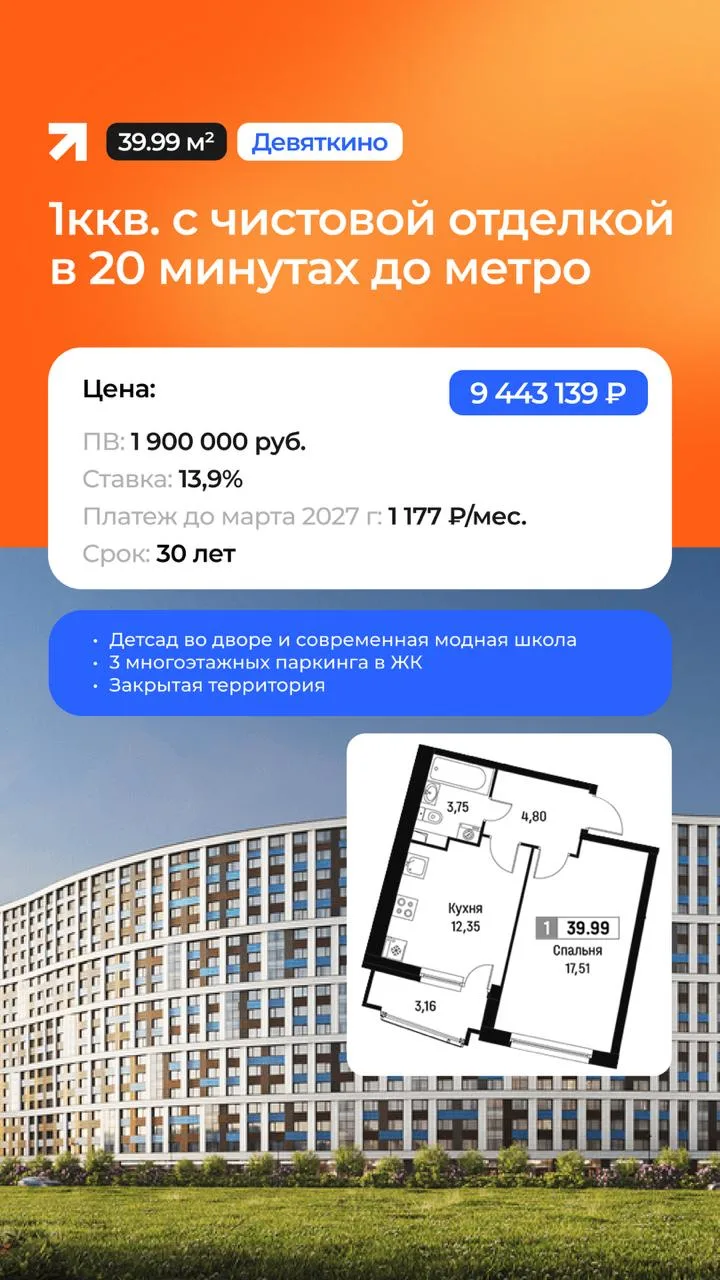 Самые популярные ипотечные программы весны в самых популярных объектах