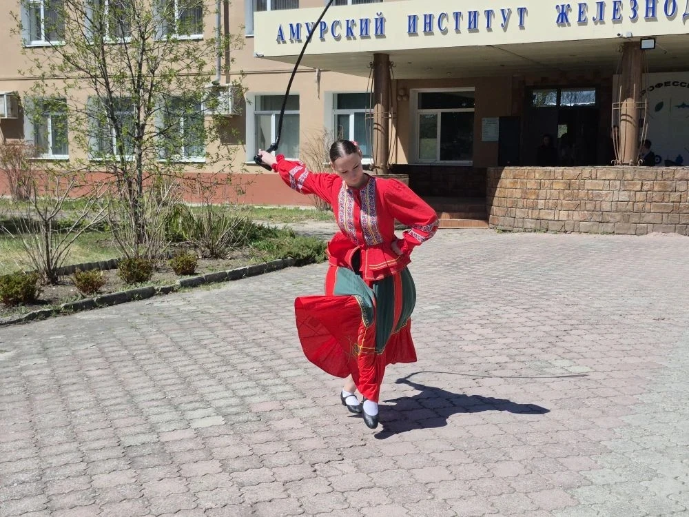🛑Гордимся Победой!   7 мая 2026 года в Амурском институте железнодорожного транспорта прошла грандио