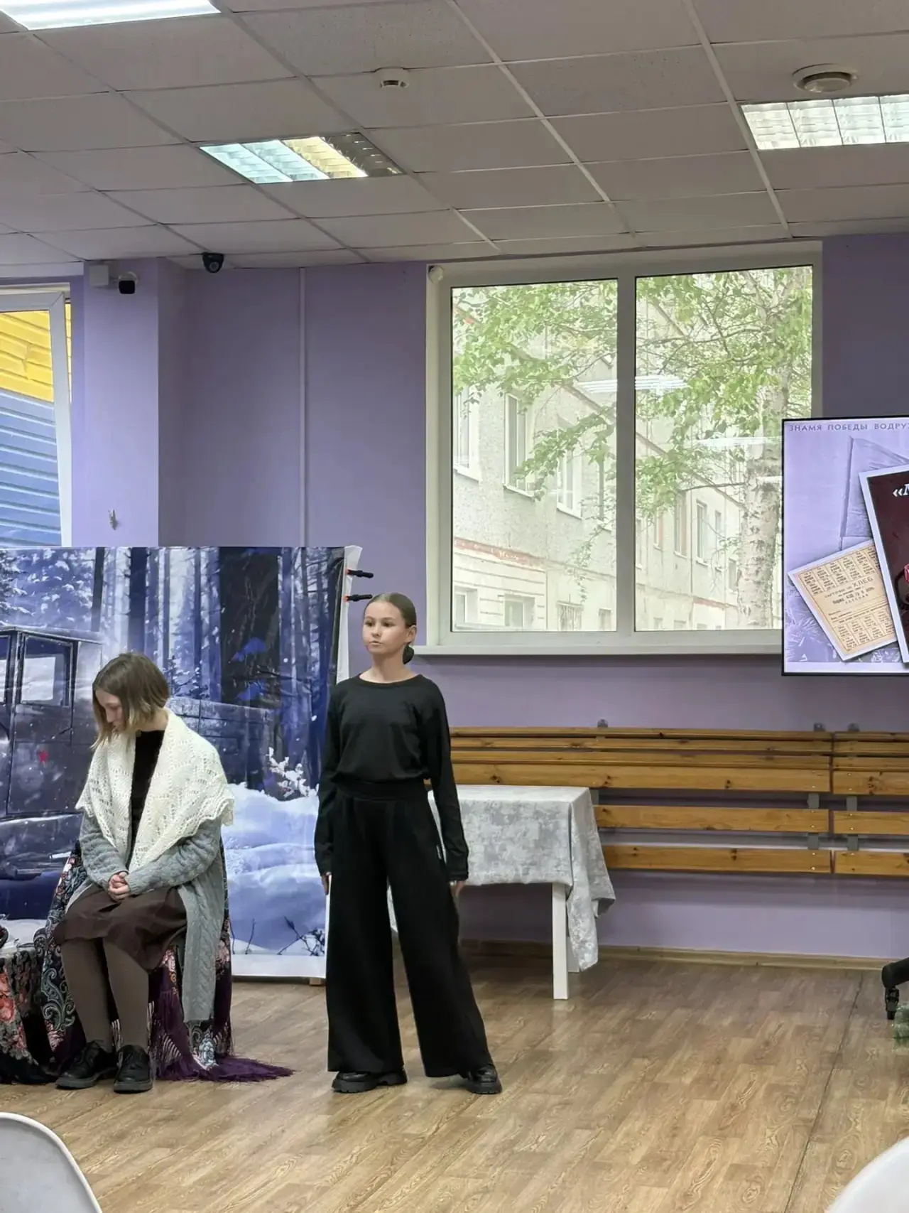 🥈 Школьный театр-студия «Шанс» призер городского мероприятия «По следам Героев Отечества»