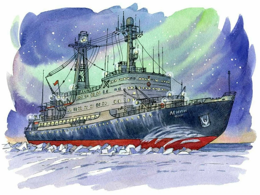 Атомный ледокол «Ленин»: 9 фактов о первенце гражданского атомного флота