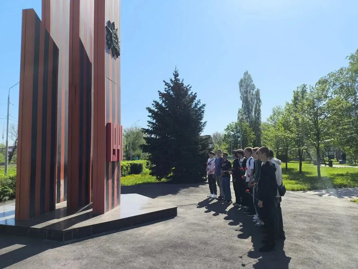В рамках празднования 81-й годовщины Победы в Великой
Отечественной войне 8 мая студенты группы 01МП