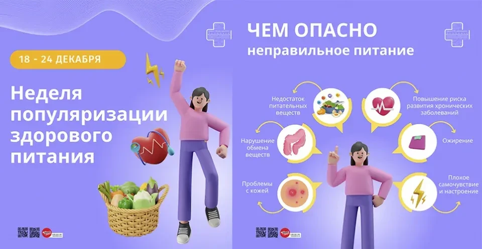 Неделю с 22 по 28 декабря 2025 года Министерство здравоохранения Российской Федерации объявило Недел