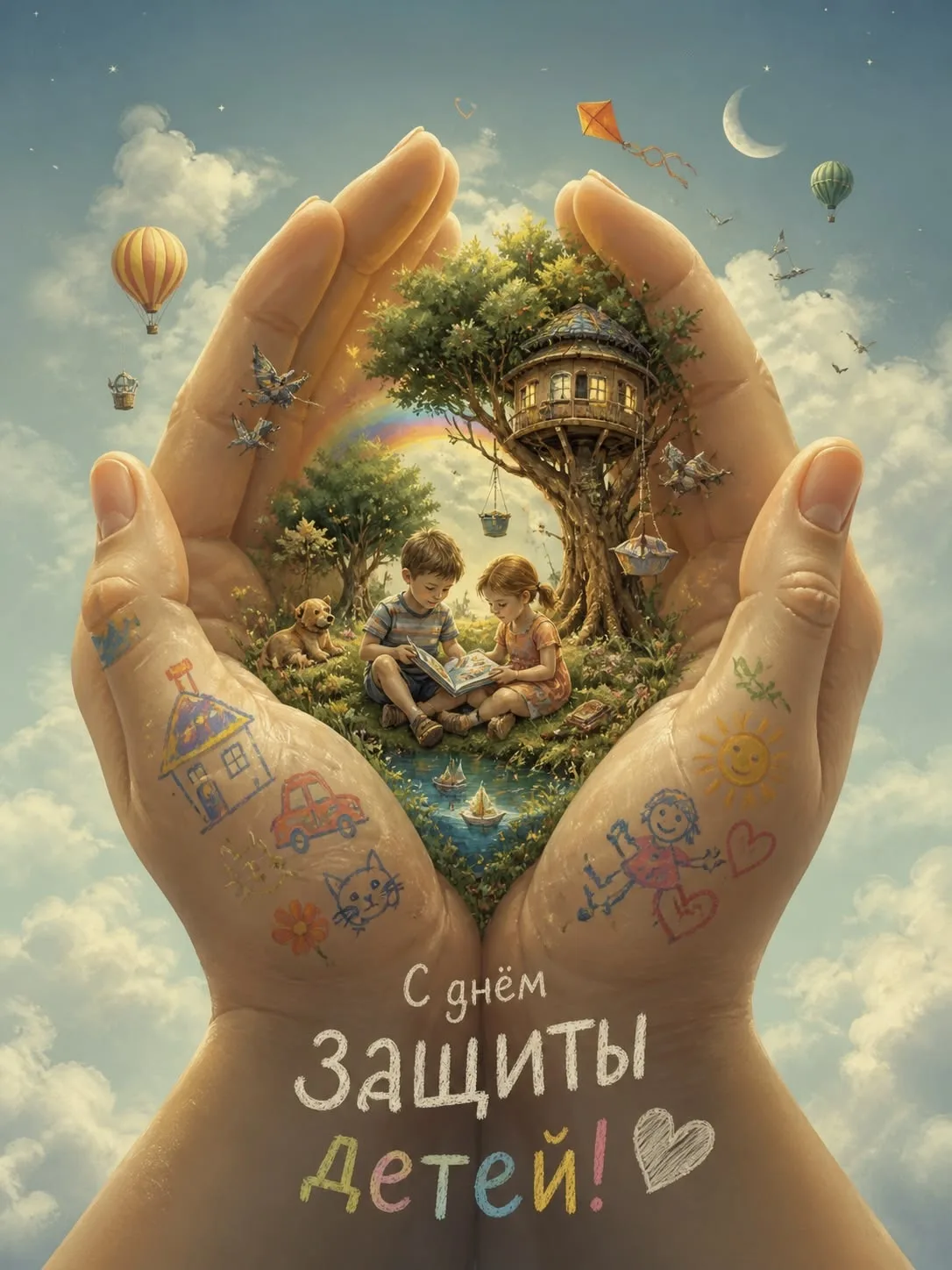 1 июня 
– День защиты детей! 🎈

Это праздник про важное право каждого малыша – право на счастливое 