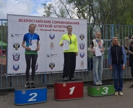 Всероссийские соревнования по метаниям г. Нижний Новгород. Метание копья.  Галкина Таисия  ученица 6