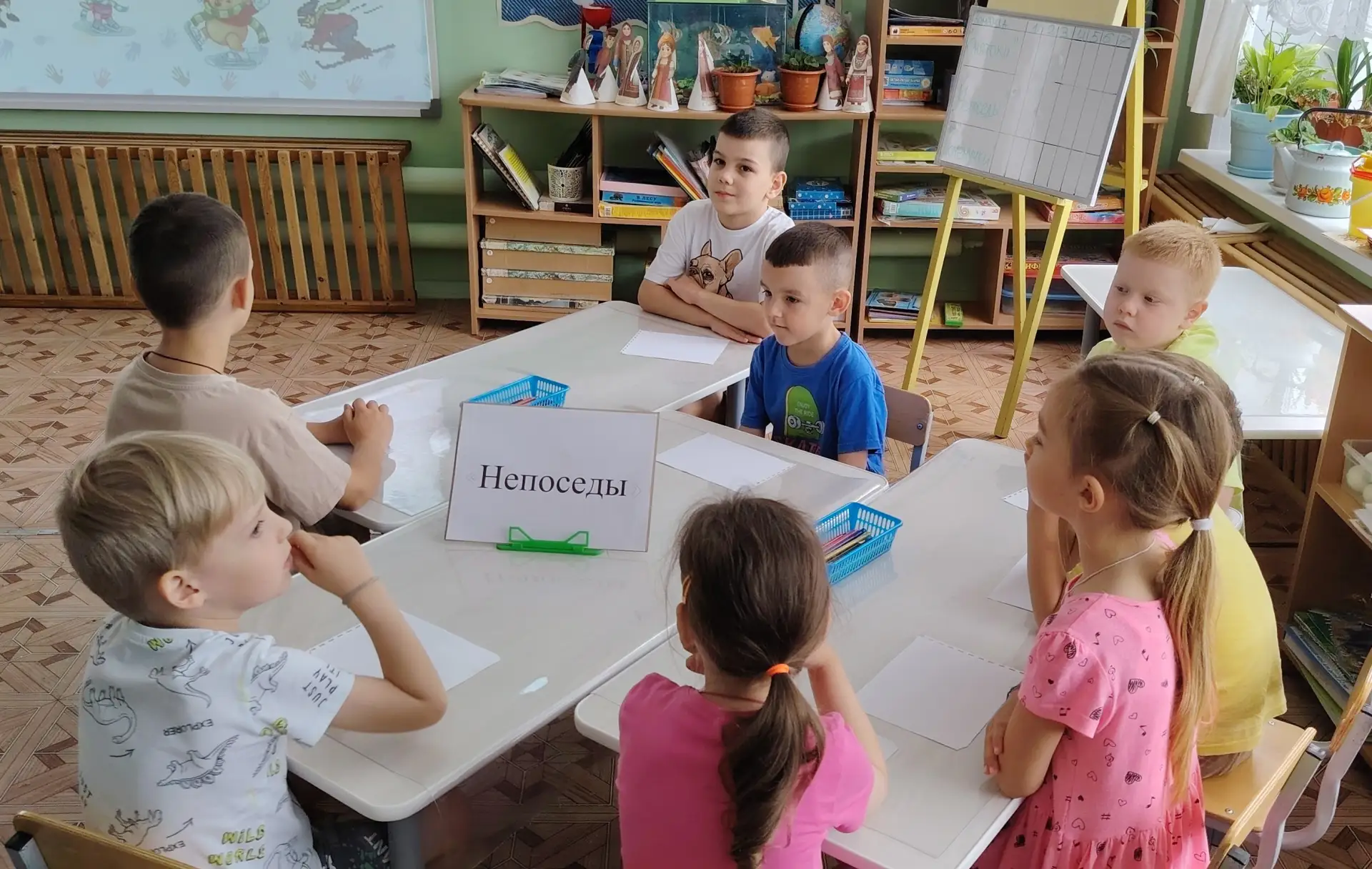 В группах старшего дошкольного возраста (воспитатели: Е.С. Маренина, Д.В. Кравченко) прошло увлекате