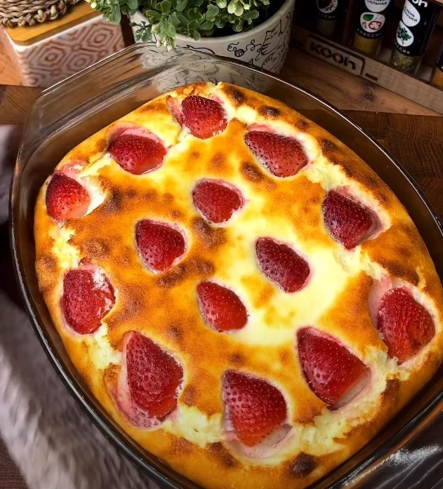 🍓 Воздушная ПП творожная запеканка