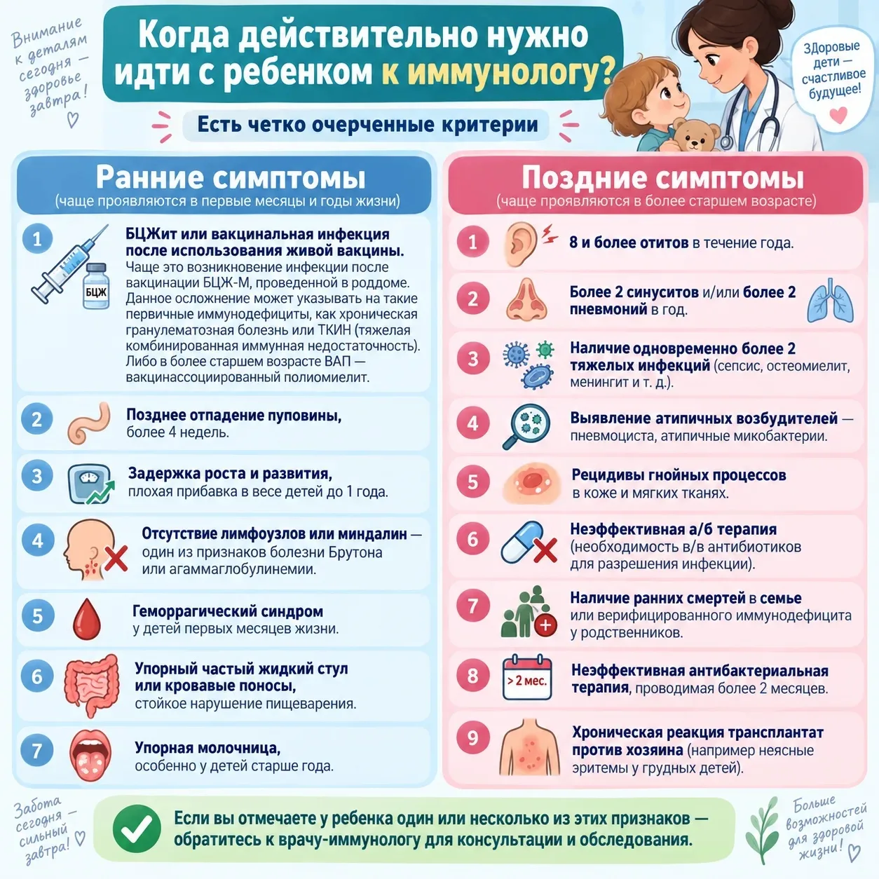 Практически каждый «уважающий себя педиатр» должен направить ребенка к иммунологу.