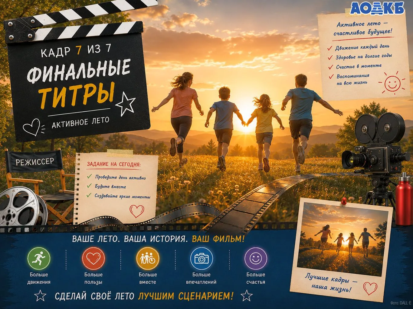 🎬  КАДР 7 ИЗ 7
«Финальные титры»
⭐ Вот и подошла к завершению наша кинонеделя.
За семь кадров мы вс
