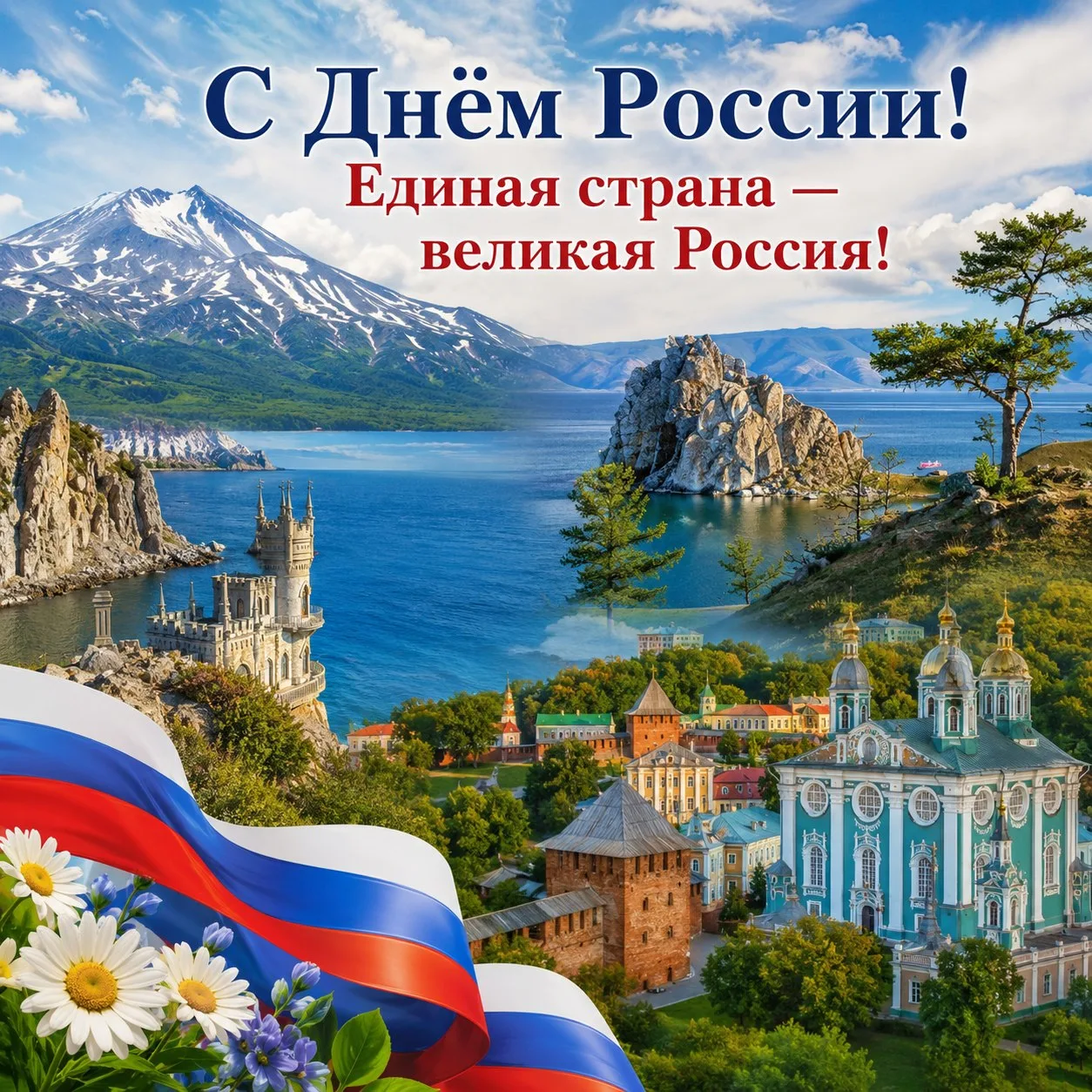 🎉 С Днём России! 🇷🇺

Пусть гордость за нашу страну наполняет сердце, а впереди ждут только светлы