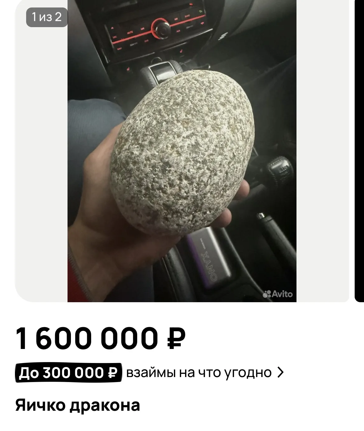 В Мурманске продают камень «яйцо дракона» за 1,5 миллиона рублей