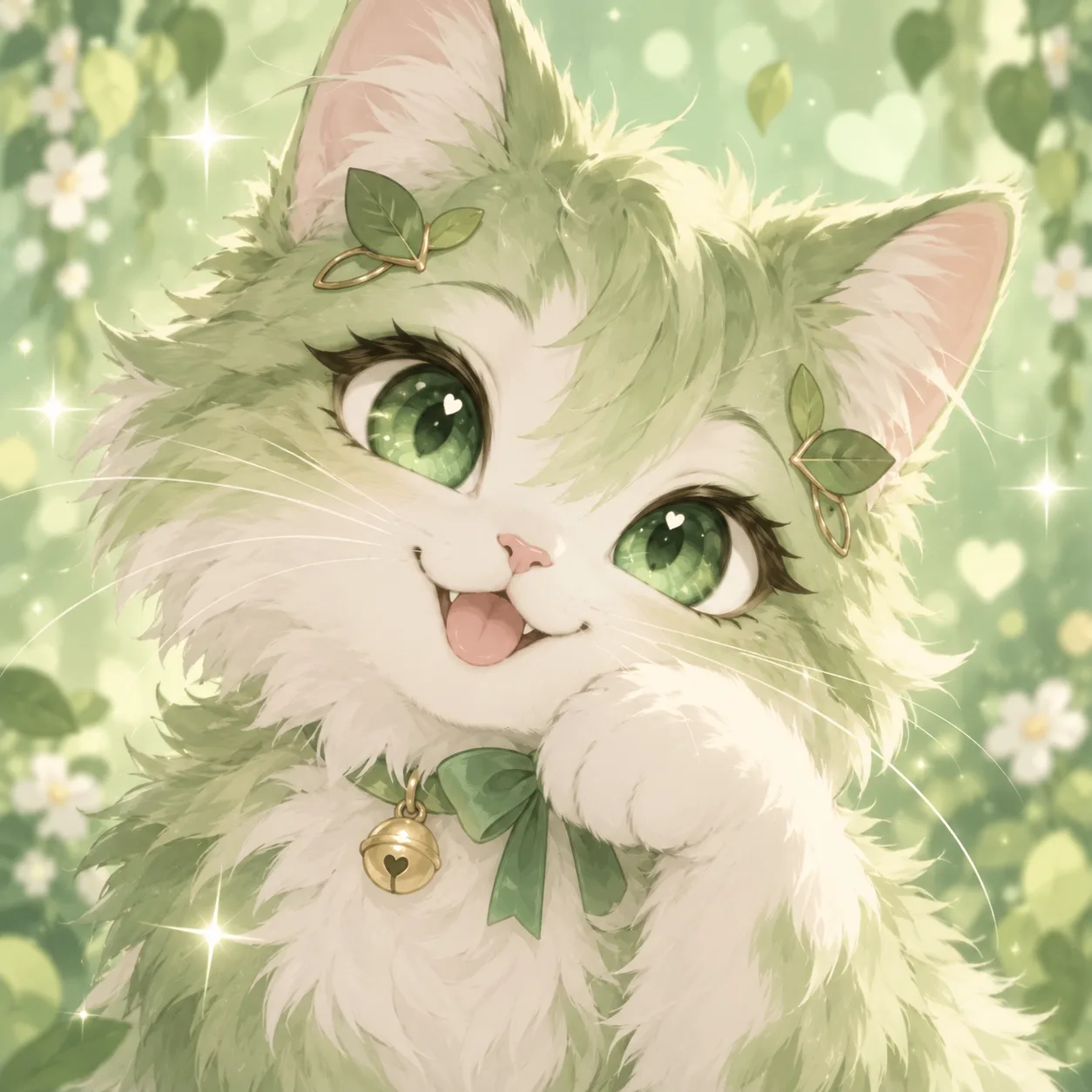 💚 милые аватарки в зелёном цвете