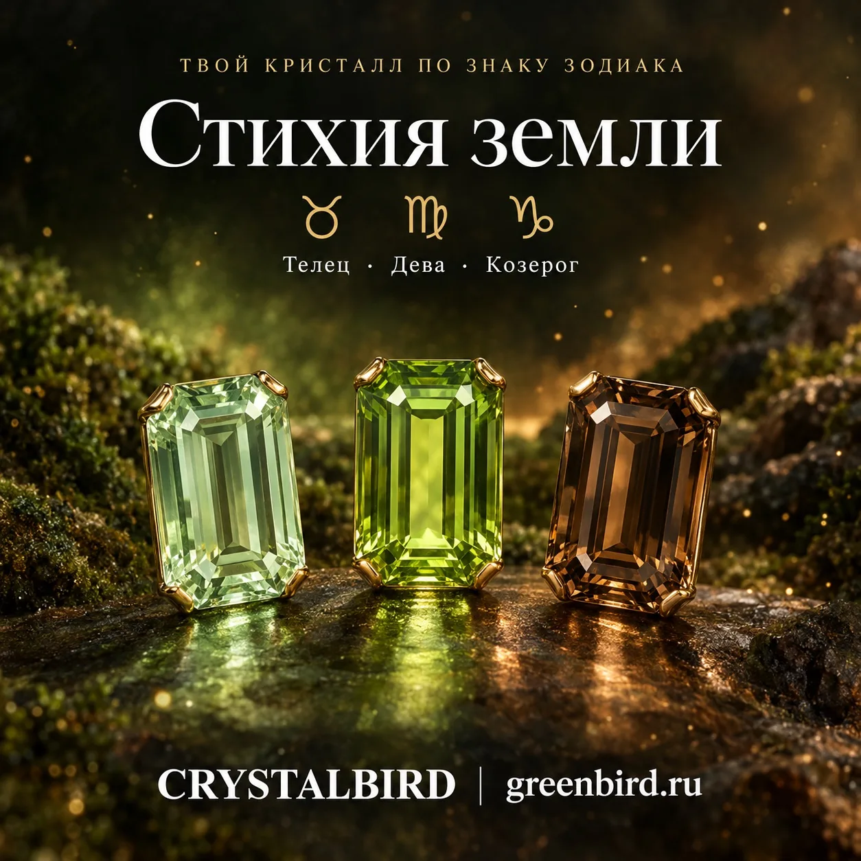 Телец, Дева, Козерог — три разных способа стоять на своей земле 🌿