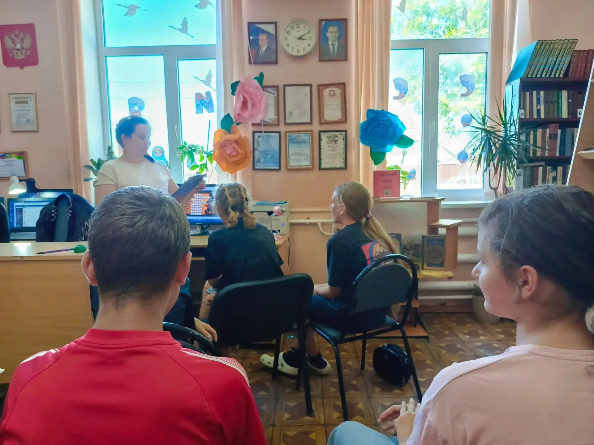 В библиотеке прошёл увлекательный квест «В поисках сокровищ».
Ребята с большим интересом участвовали