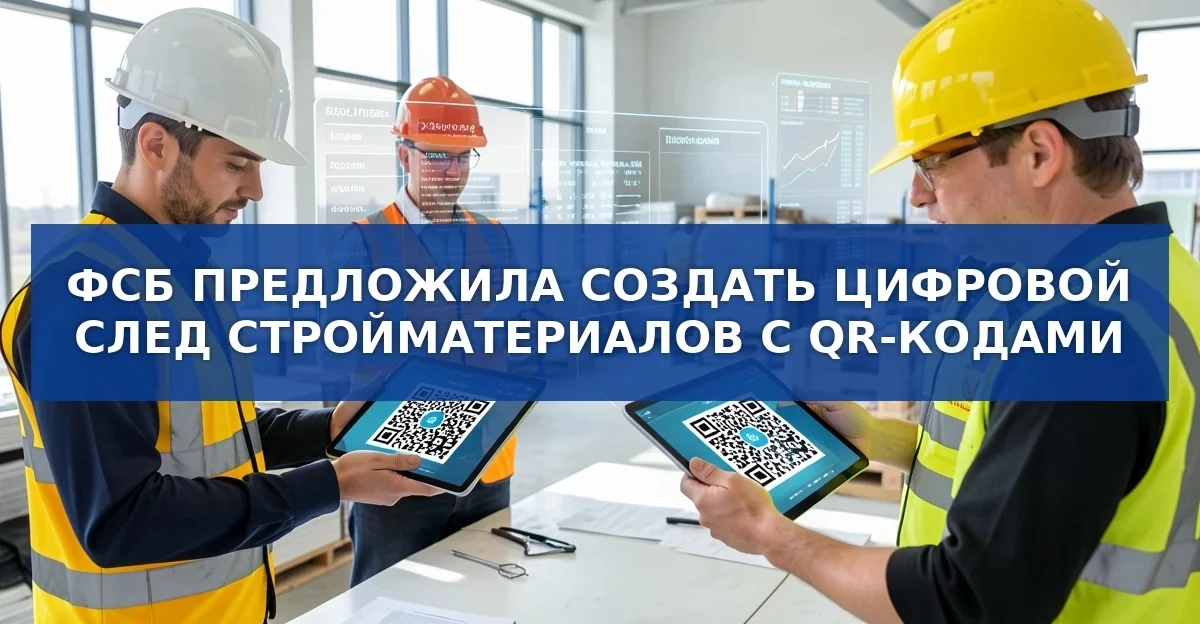 Цифровой след стройматериалов: как ФСБ планирует бороться с хищениями