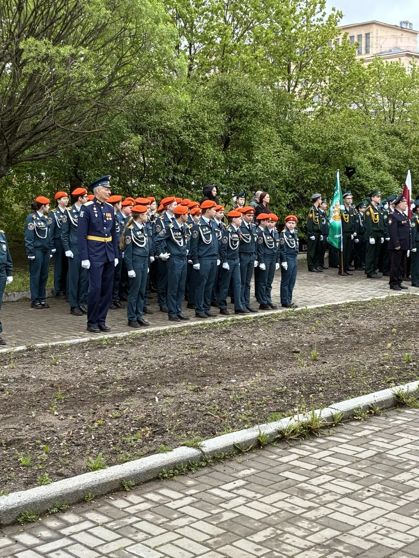Сегодня состоялась торжественная церемония вручения Переходящего Вымпела «Кадетская доблесть» и торж