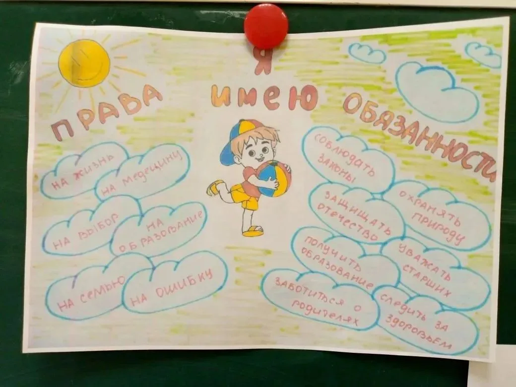 Воспитанники школьного лагеря «Радуга» присоединились к Неделе правовой помощи, проявив свои творчес