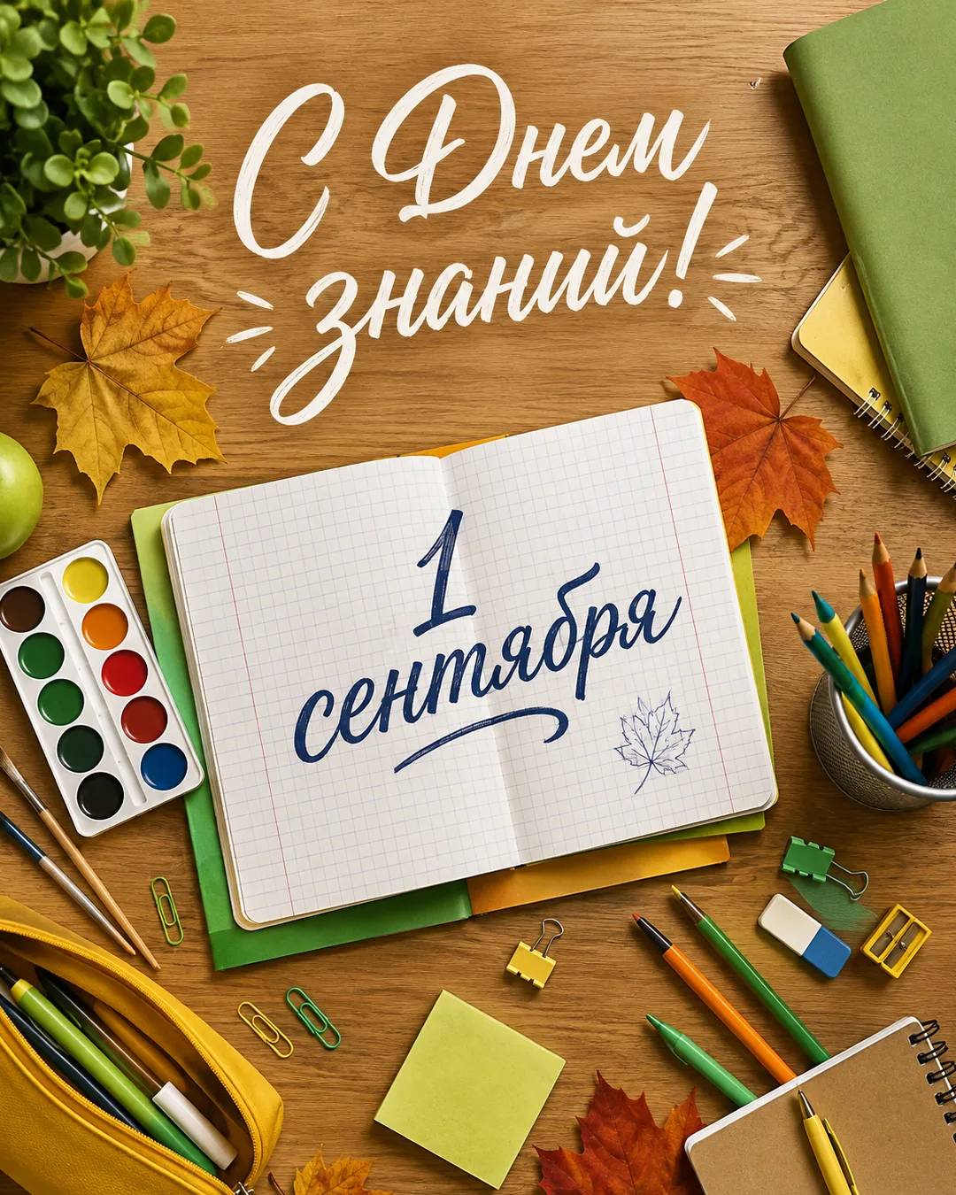 📚 Поздравляем с 1 сентября — Днём знаний! ✨