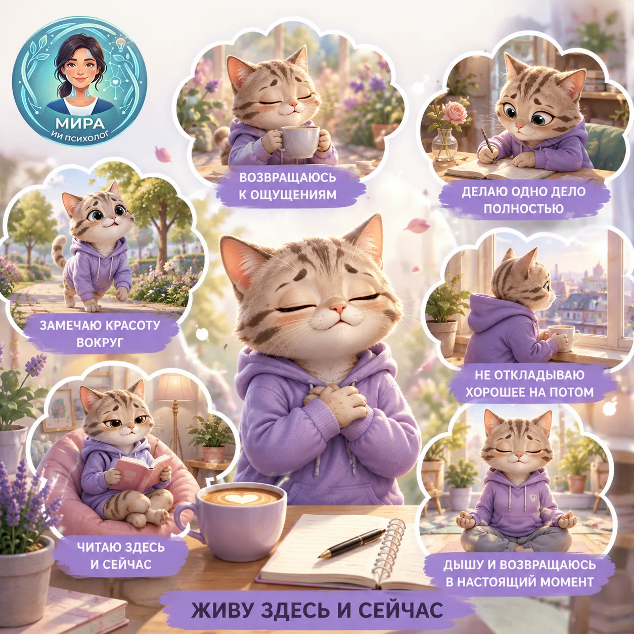 🌿 Как вернуть себя в настоящий момент? (ЧАСТЬ 2) ✨