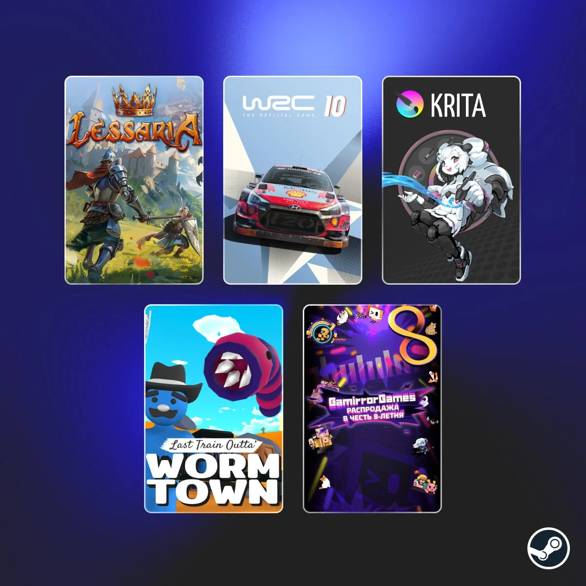 В Steam стартовали ежедневные скидки  Скидку в 42% получила Lessaria: Fantasy Kingdom Sim, скидка 90