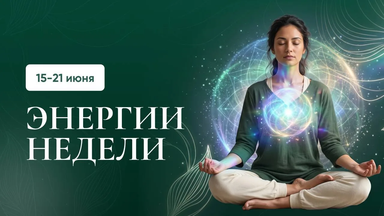 Энергии недели 15-21 июня: что нас ждёт? ☀️
Это одна из самых важных недель июня!

Не потому что нас
