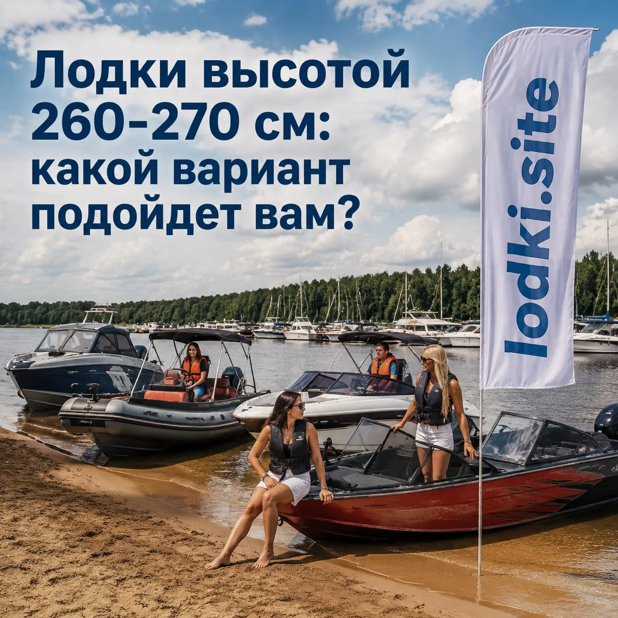 Рассматриваем лодки высотой 260-270 см: