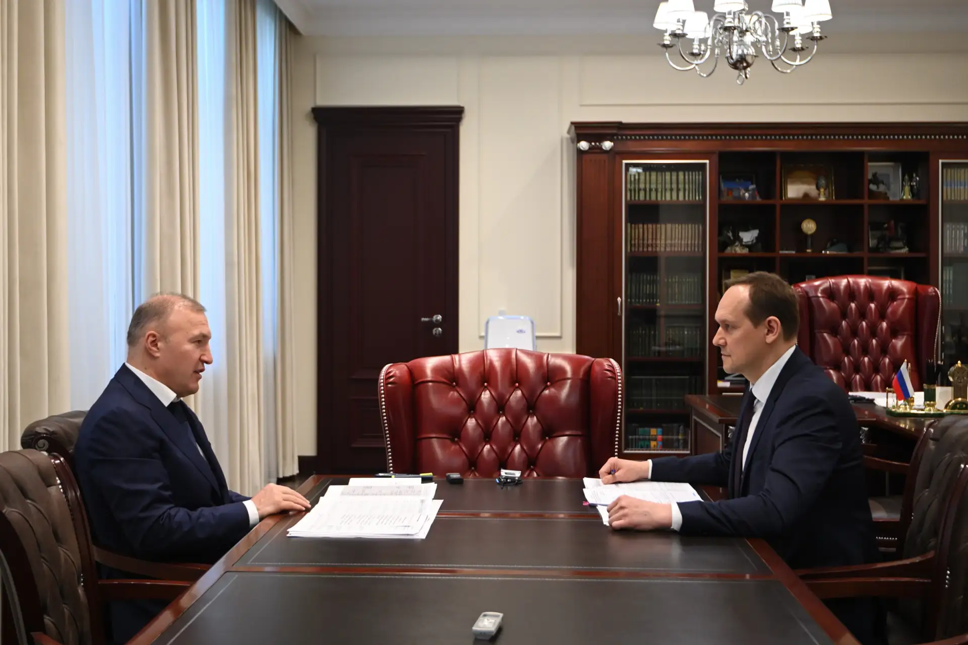 Состоялась рабочая встреча Главы Адыгеи Мурата Кумпилова и руководителя Федеральной службы государст