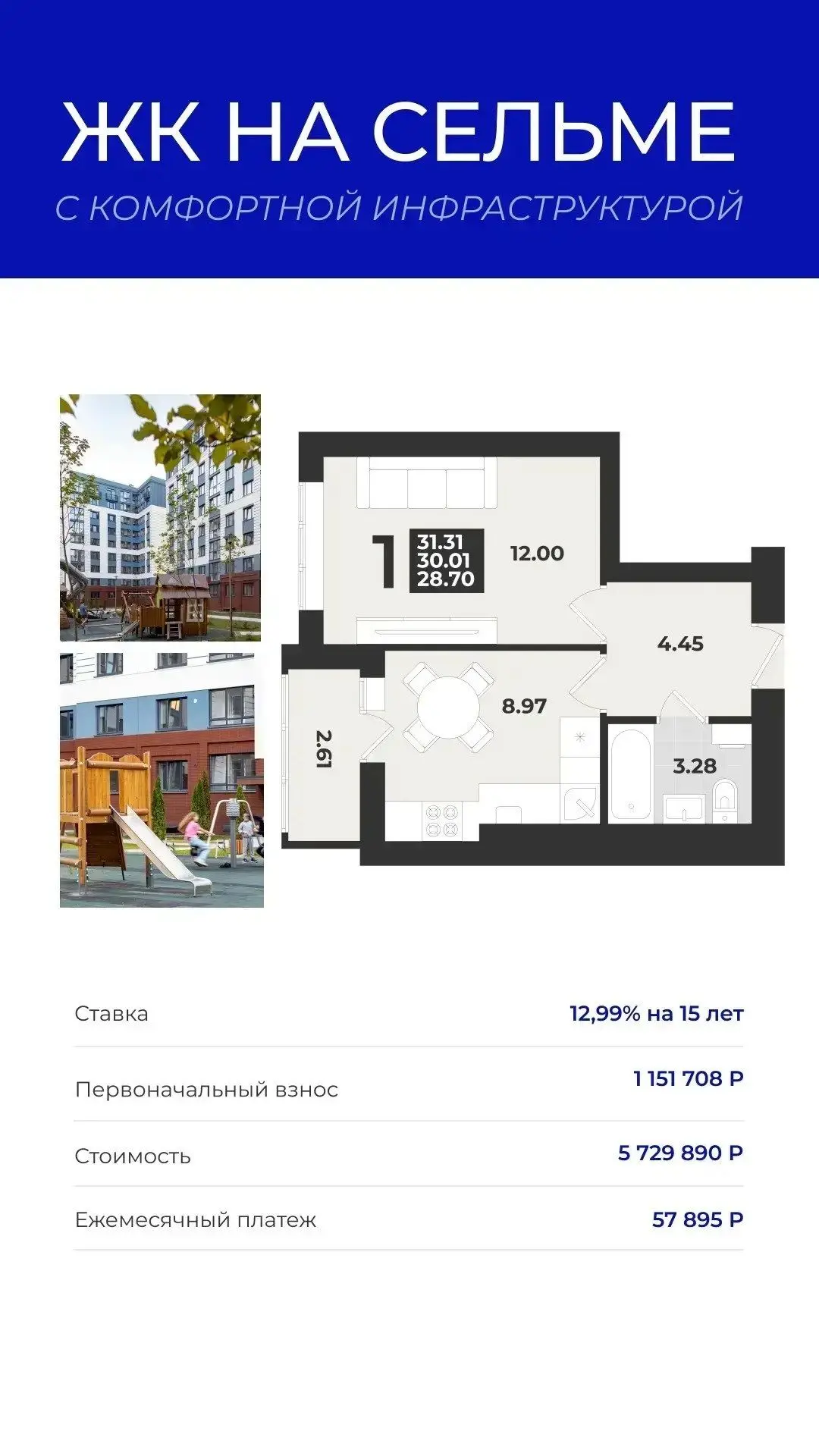 Варианты ОДНОкомнатных в популярных ЖК в хороших локациях!
