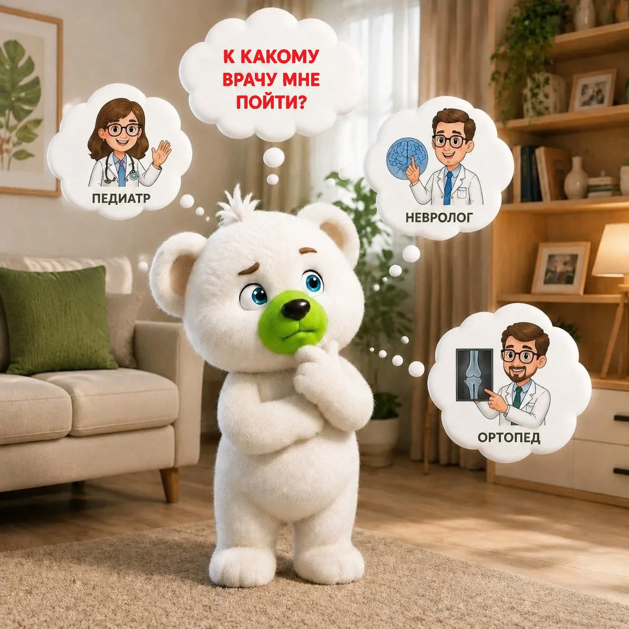 🩺 Как попасть к узкому специалисту?
(кардиолог, невролог, эндокринолог, гастроэнтеролог, нефролог, 