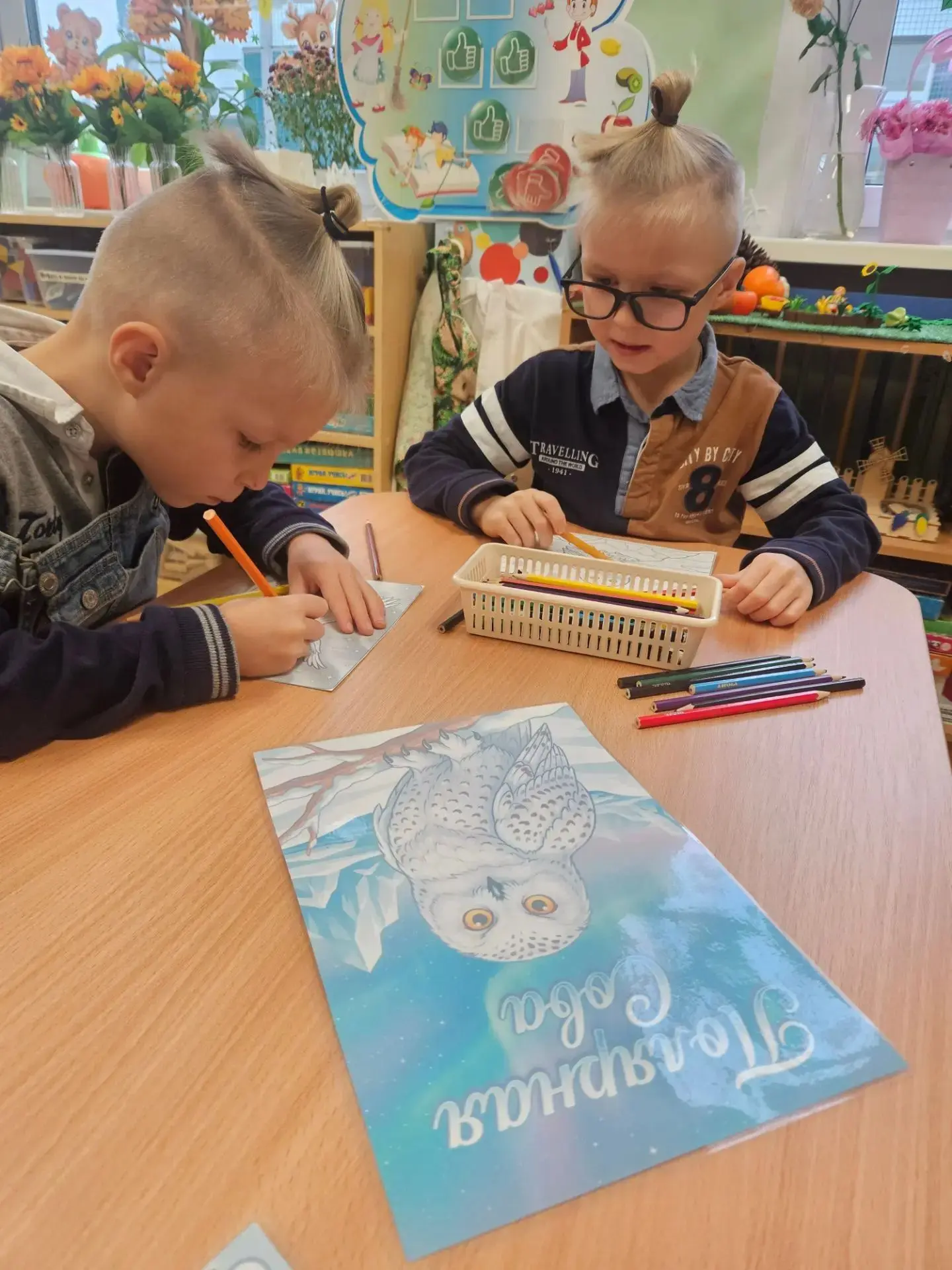 🦉❄️ В преддверии Дня полярной совы ребята из старшей группы «Пчёлки» превратились в на...