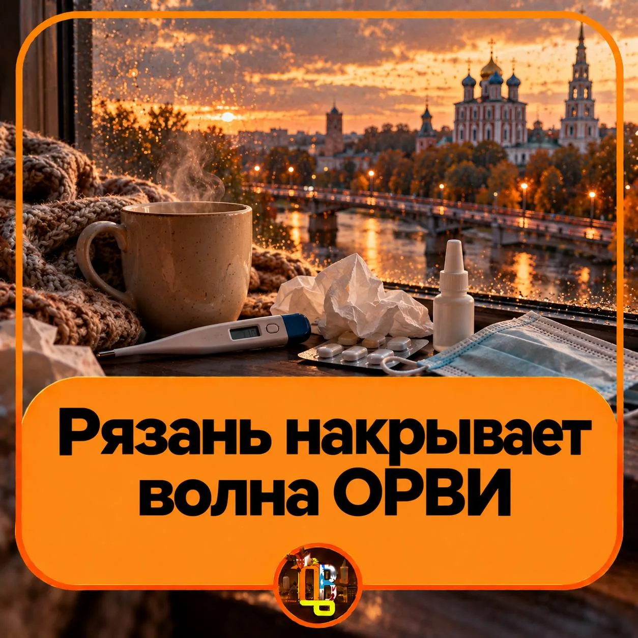 🤕 Рязань накрывает волна ОРВИ