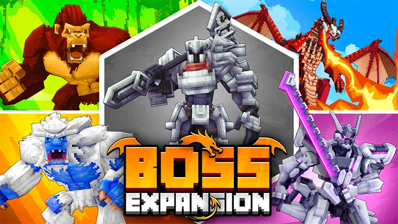 DLC "Boss Expansion"
Сразитесь с самыми безумными боссами, которых когда-либо видел Minecraft! Срази