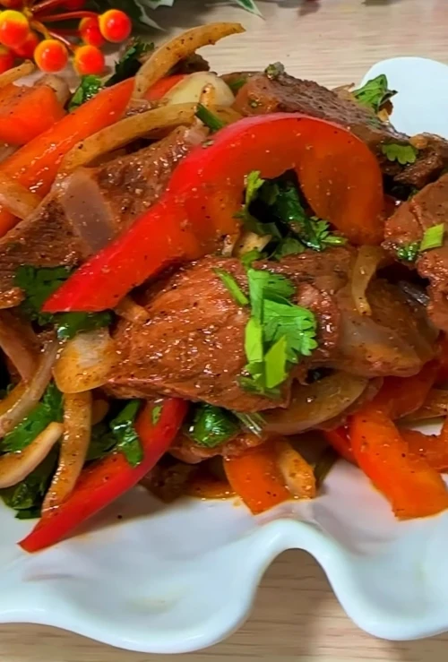 🥩 Хе из отварной говядины по-корейски