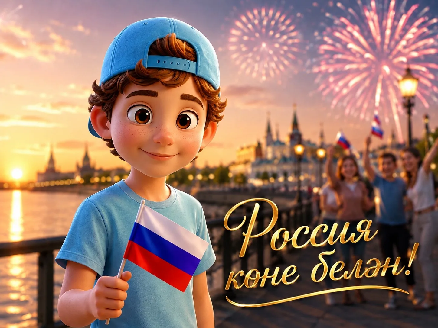 Бәйрәм белән! Россия көне белән! 🇷🇺 

Бүген илебез өчен иң зур бәйрәм! Бүгенге бәйрәм ватанпәрвәрл